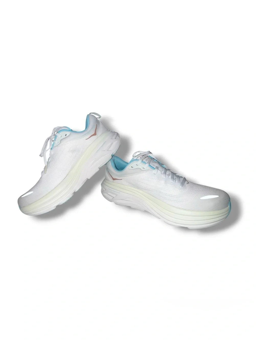 HOKA ONE ONE Bondi 8 Running Shoes - Women’s 10.5 Medium - Frost/Rose Gold - Picture 10 of 11